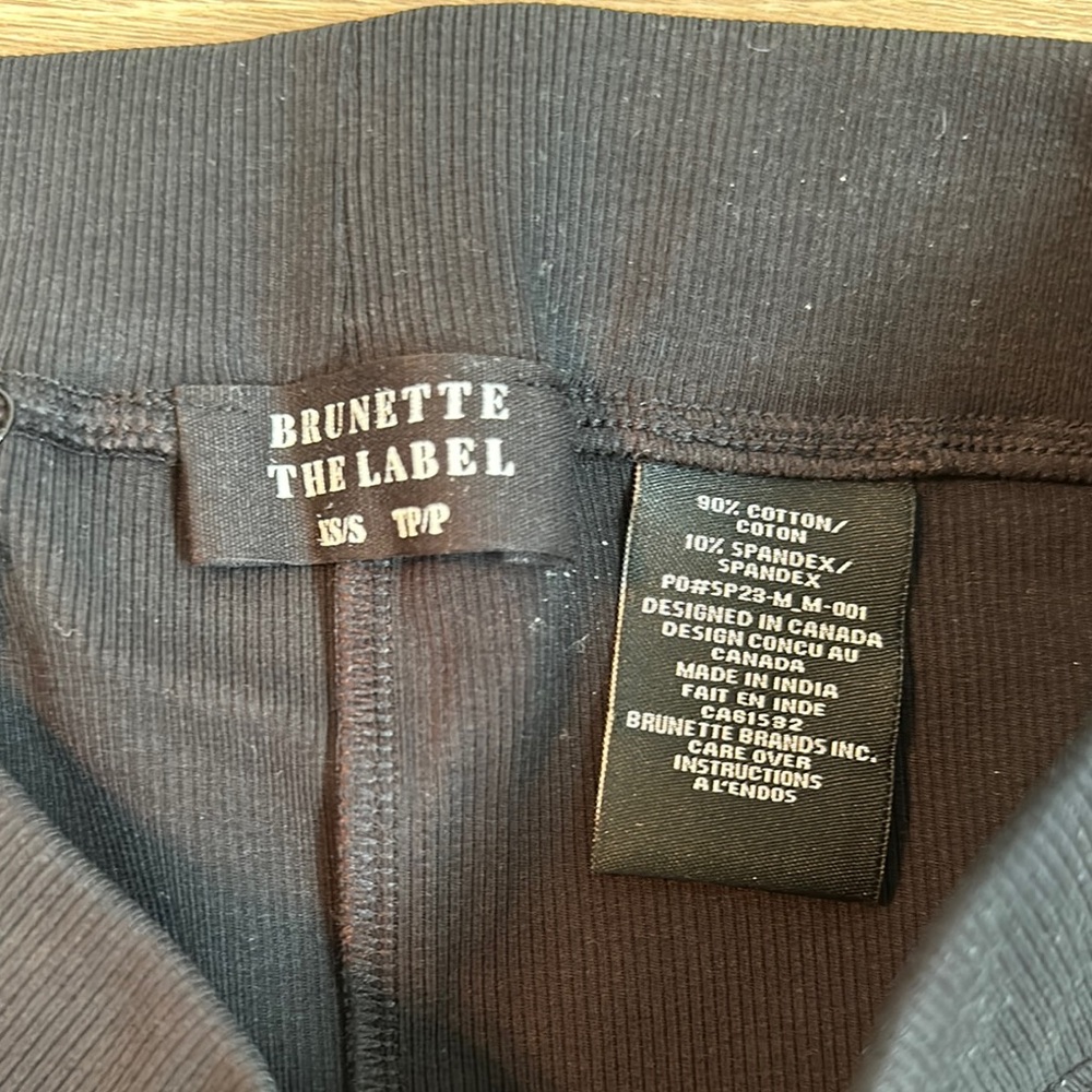 Brunette The Label Black Bike Shorts - Picture 2 of 5